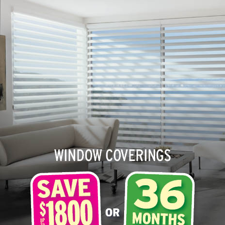 Save on window coverings